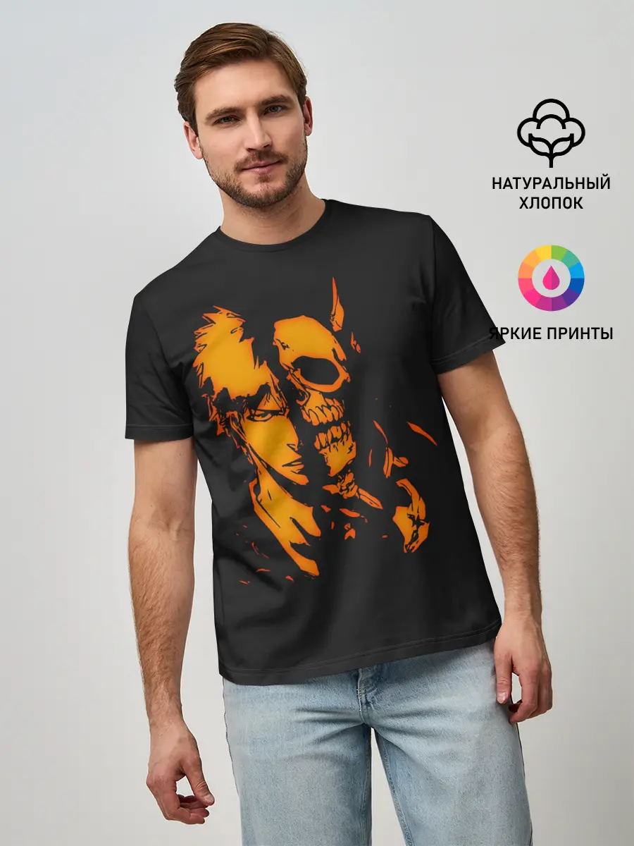 Мужская базовая футболка / Ichigo Kurosaki