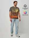 Мужская базовая футболка / Fire Dragon