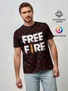 Мужская базовая футболка / FREEFIRE | PATTERN GARENA (Z)
