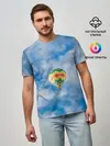 Мужская базовая футболка / Воздушный шар в небе
