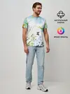 Мужская базовая футболка / Summer акварель