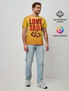 Мужская базовая футболка / LOVE
