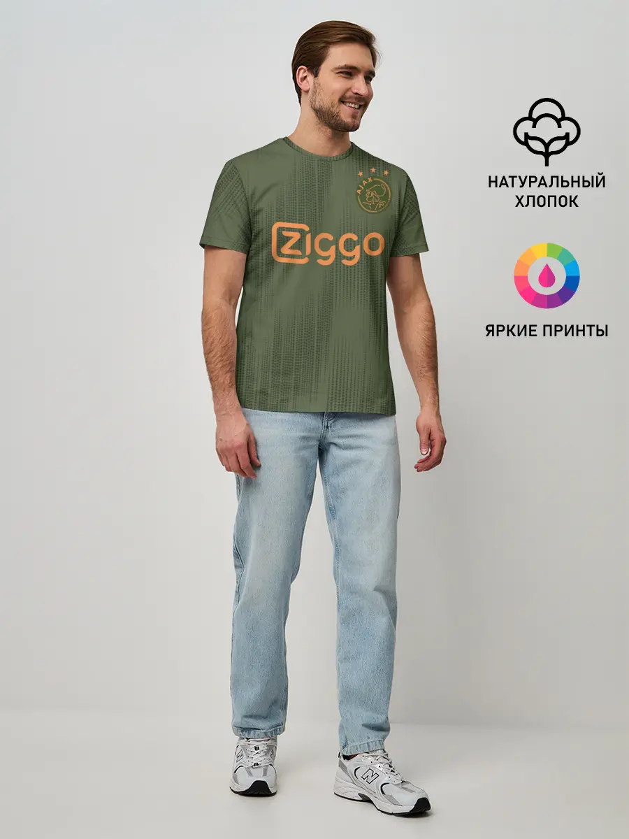 Мужская базовая футболка / Ajax away 19-20