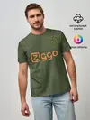 Мужская базовая футболка / Ajax away 19-20