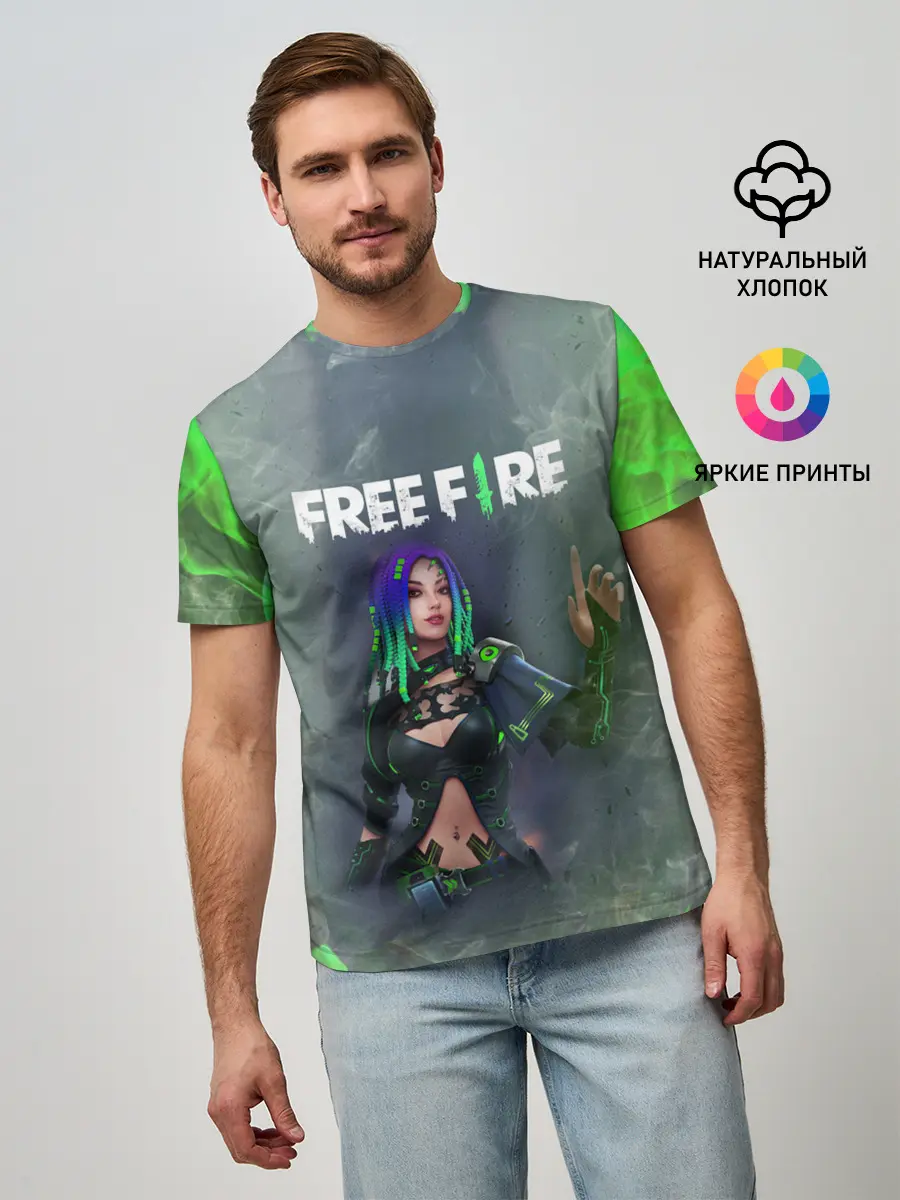 Мужская базовая футболка / Фри Фаер | Garena Free Fire (Z)