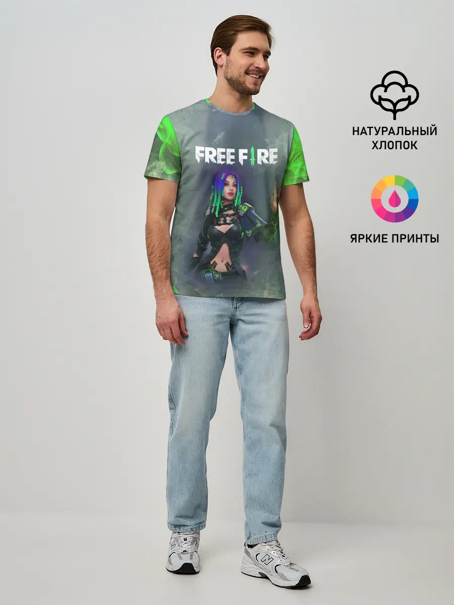 Мужская базовая футболка / Фри Фаер | Garena Free Fire (Z)