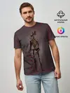 Мужская базовая футболка / Сиреноголовый Монстр Кровь