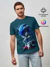 Мужская базовая футболка / Sonic