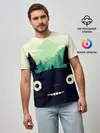 Мужская базовая футболка / Тоторо охраняет лес