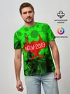 Мужская базовая футболка / КОРОНАВИРУС