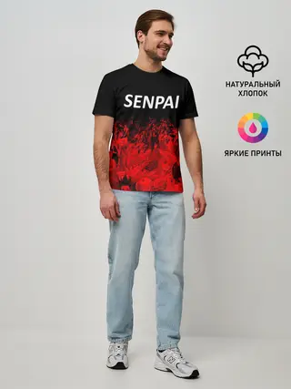 Мужская базовая футболка / Senpai