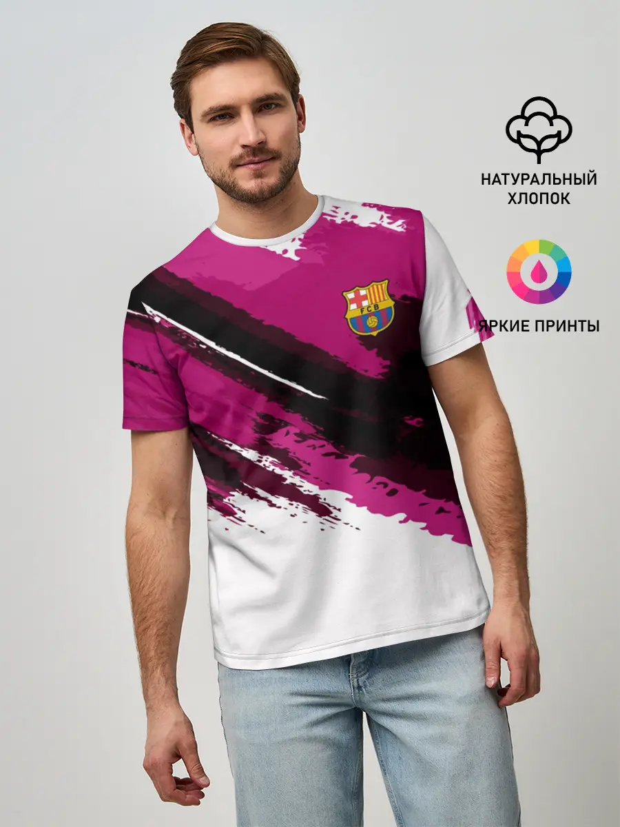 Мужская базовая футболка / FC Barcelona Original 2018