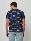 Мужская базовая футболка / HYUNDAI / ХЕНДАЙ / 3D ПЛИТЫ