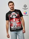 Мужская базовая футболка / One Piece: Разыскивается Манки Д Лаффи