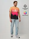 Мужская базовая футболка / CS GO GRADIENT