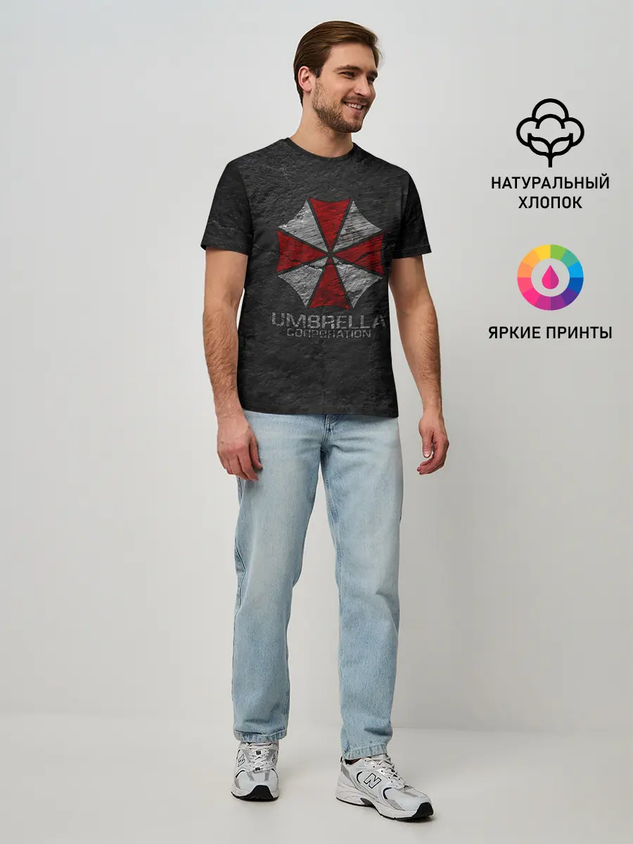 Мужская базовая футболка / UMBRELLA CORP (P007_P004ooo2061693, P004ooo2061693)