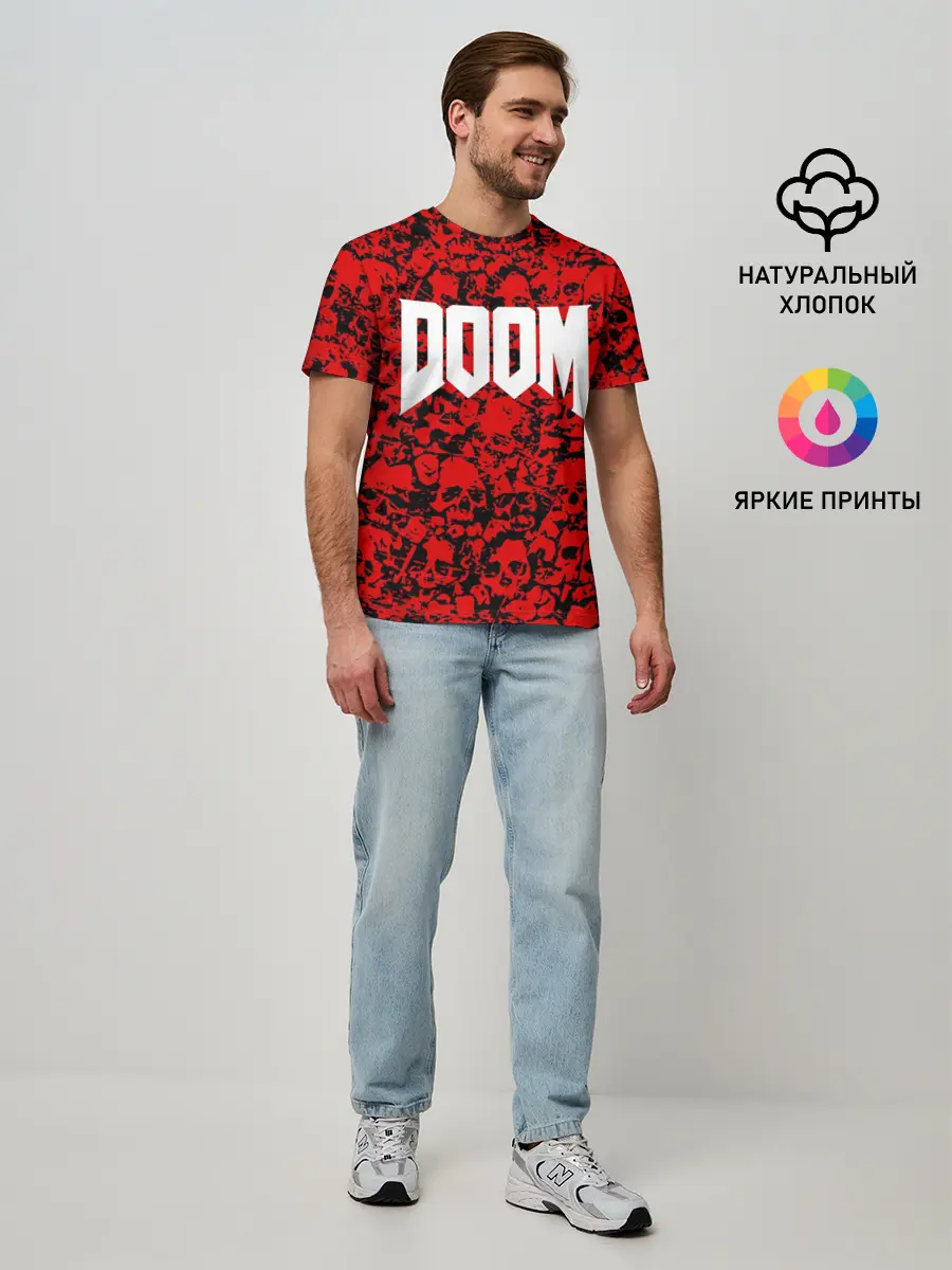 Мужская базовая футболка / DOOM