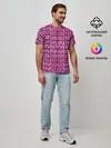 Мужская базовая футболка / Pink Alligator