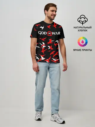 Мужская базовая футболка / GOD OF WAR