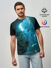 Мужская базовая футболка / Коралловые рыбки