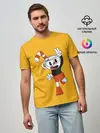 Мужская базовая футболка / CUPHEAD