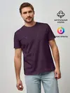 Мужская базовая футболка / Вишневые разломы