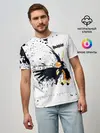 Мужская базовая футболка / Шоё Хината с крыльями Haikyuu!!