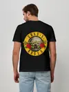 Мужская базовая футболка / Guns n roses + Спина (P007_P004ooo1947173, P004ooo1947173)