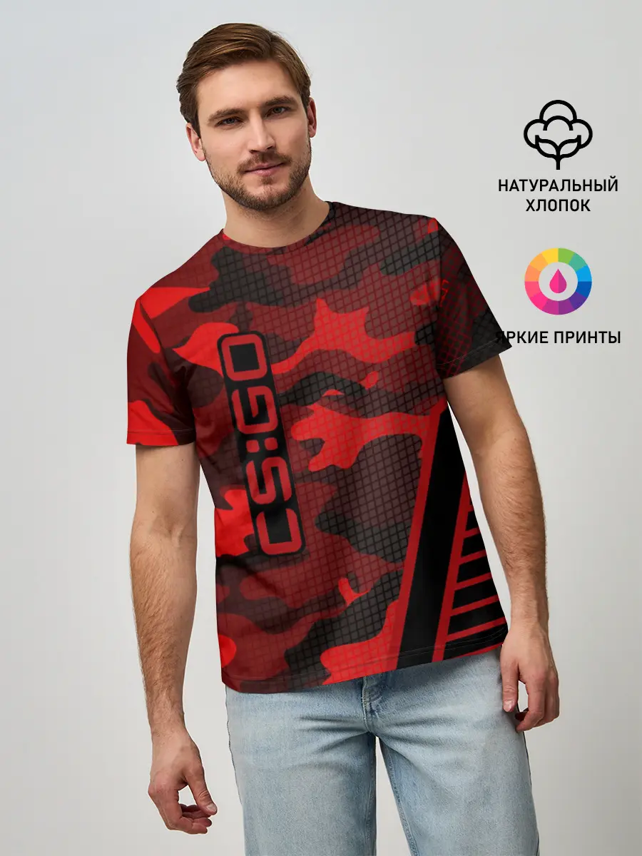 Мужская базовая футболка / CS:GO