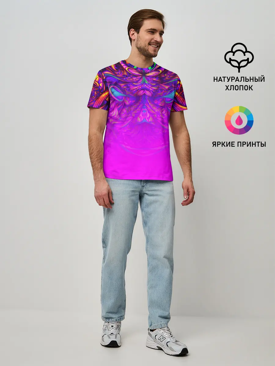 Мужская базовая футболка / ABSTRACTION