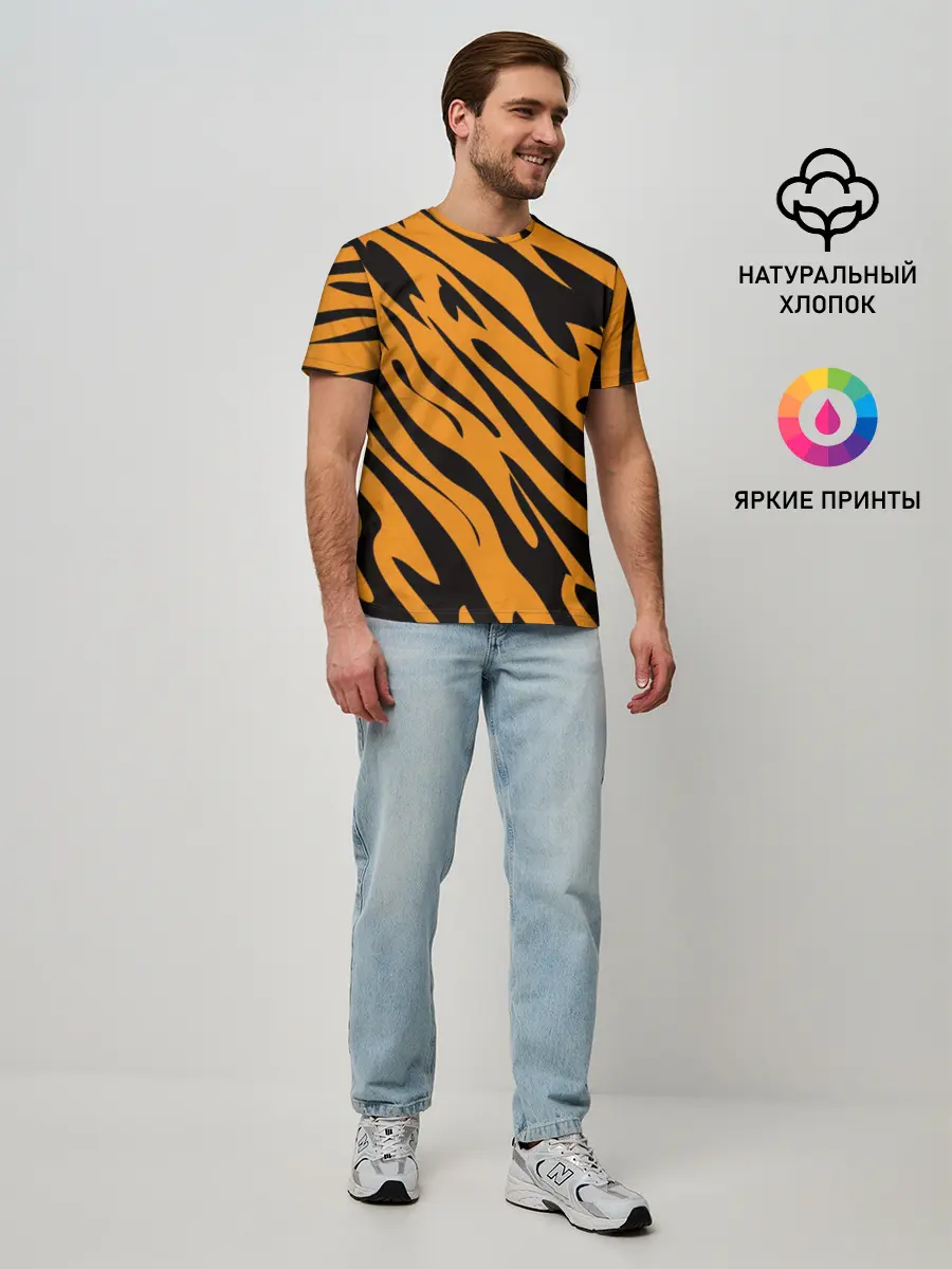Мужская базовая футболка / Тигр