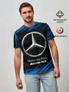 Мужская базовая футболка / MERCEDES / МЕРСЕДЕС