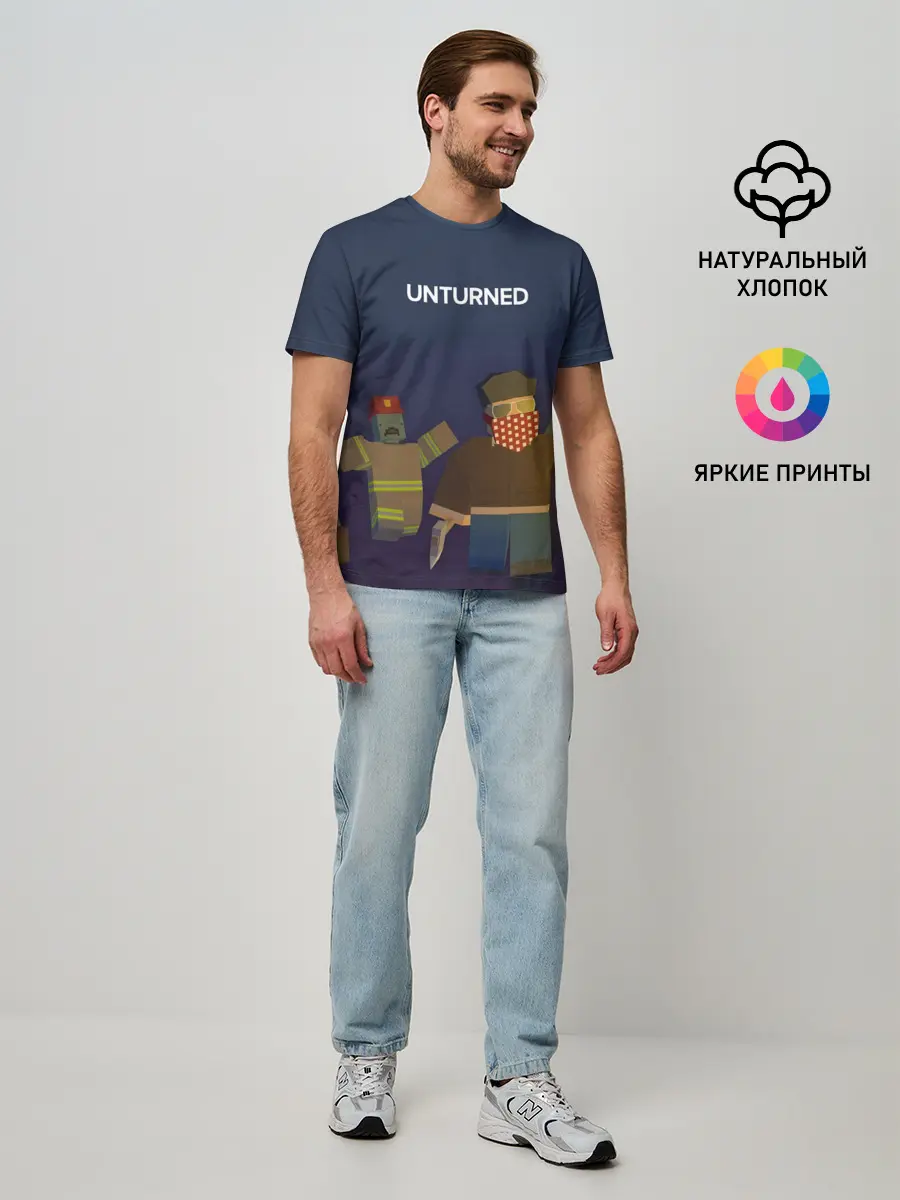 Мужская базовая футболка / Unturned