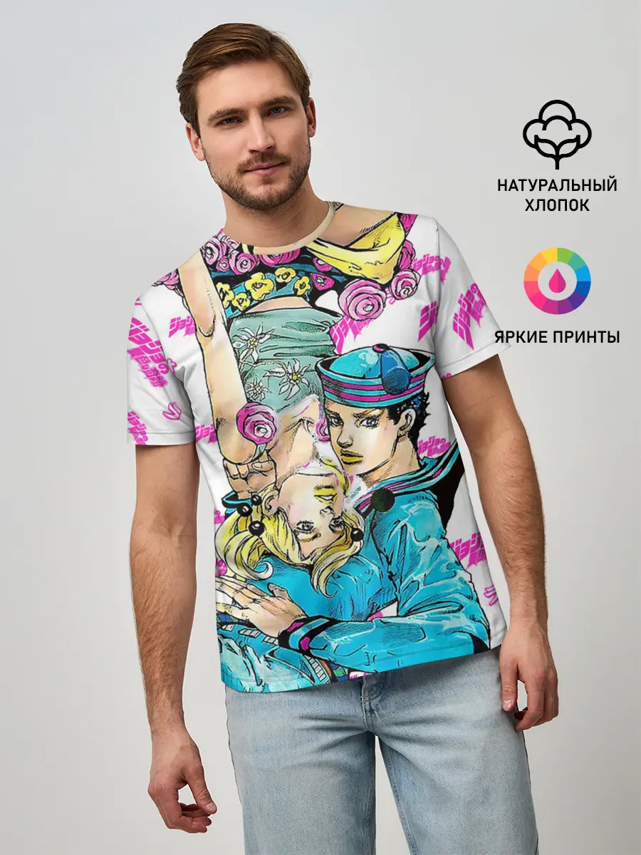 Мужская базовая футболка / JoJo Bizarre Adventure