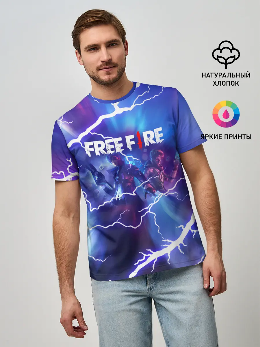 Мужская базовая футболка / FREEFIRE | КОРОЛЕВСКАЯ БИТВА (Z)