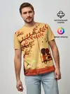 Мужская базовая футболка / Романтика. Пара на качелях
