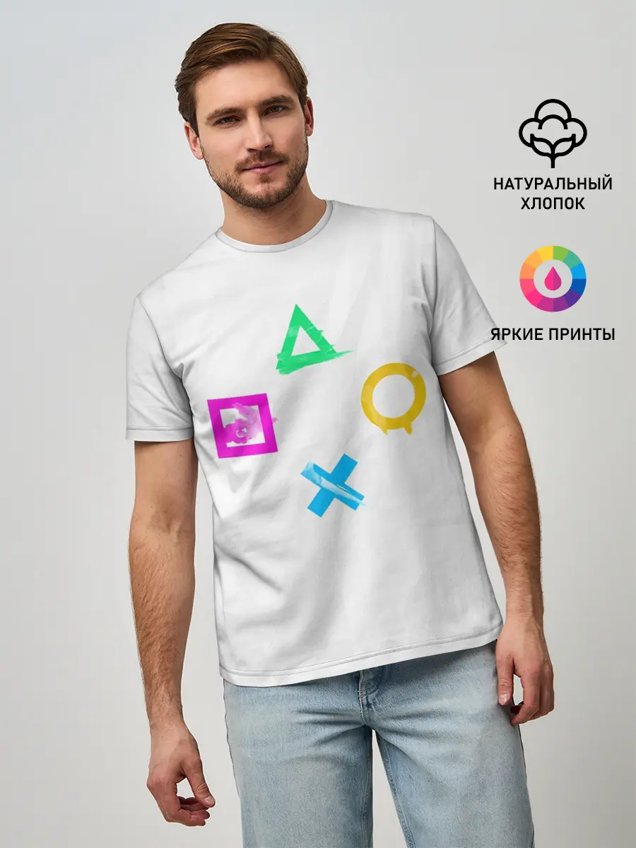 Мужская базовая футболка / GAMEPAD