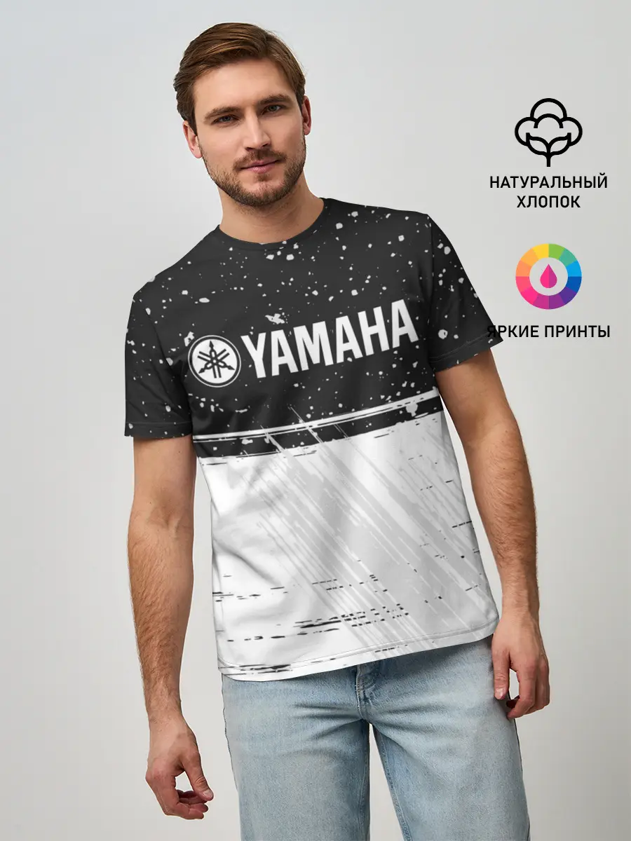 Мужская базовая футболка / YAMAHA MOTOR / Ямаха