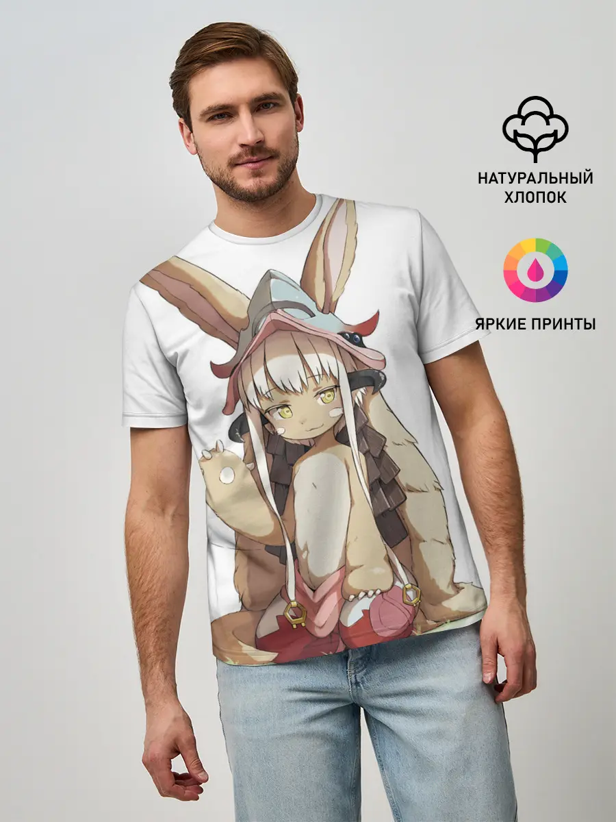 Мужская базовая футболка / Nanachi