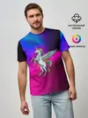 Мужская базовая футболка / Единорог | Unicorn