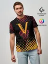 Мужская базовая футболка / CYBERPUNK 2077 / VALENTINO.