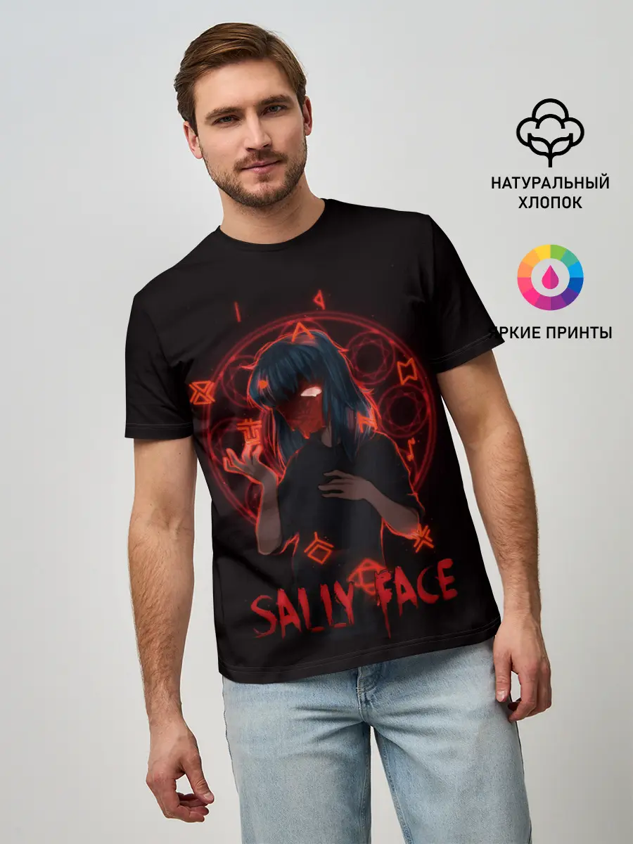 Мужская базовая футболка / Sally Face (P007_P004ooo1775825, P004ooo1775825)
