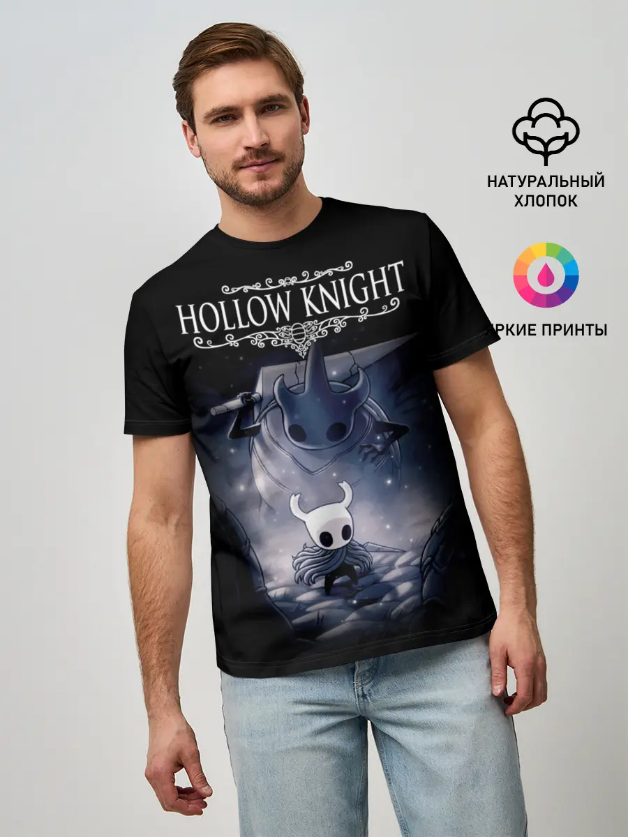 Мужская базовая футболка / Hollow Knight