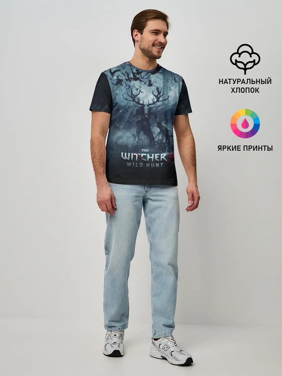 Мужская базовая футболка / The witcher (P007_P004ooo1761671, P004ooo1761671)