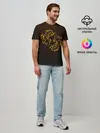 Мужская базовая футболка / Золотые рыбки