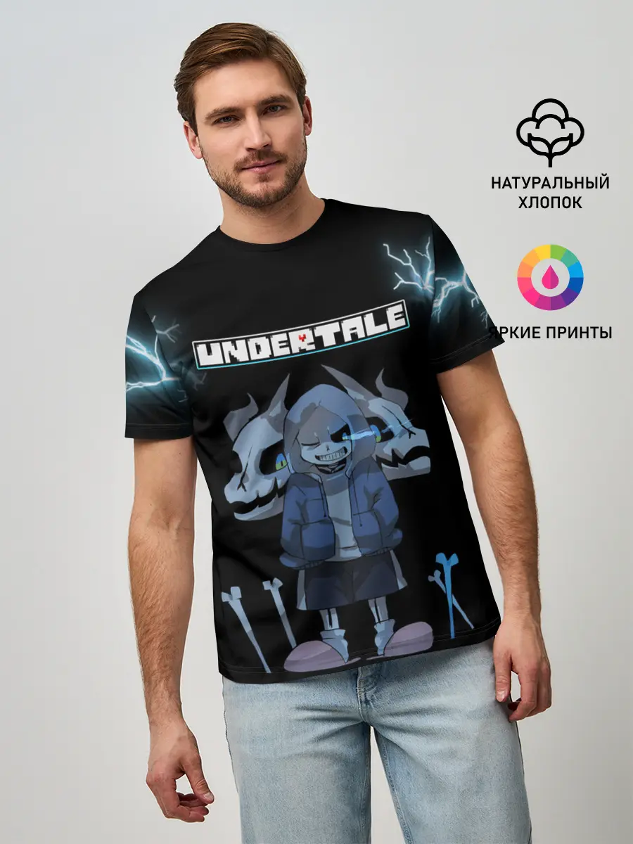 Мужская базовая футболка / Undertale.