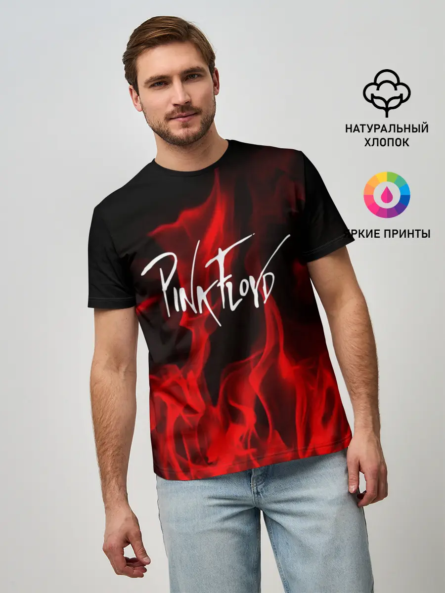 Мужская базовая футболка / Pink Floyd (P007_P004ooo1501371, P004ooo1501371)