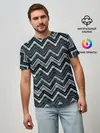 Мужская базовая футболка / Узоры