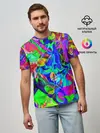 Мужская базовая футболка / НЕОНОВЫЕ КРАСКИ