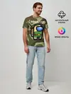 Мужская базовая футболка / Hero be sus.